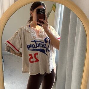 We The Free Free People Graphic Jersey Top